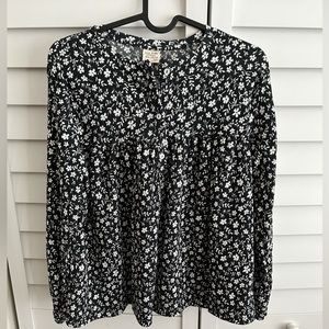 Zara Kids Babydoll Button Down Top